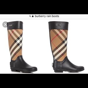 burberry rain boots Size 38